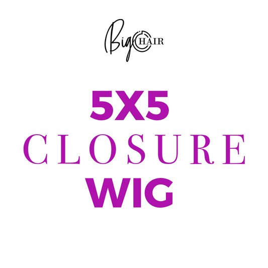 BigOHair 5x5 Closure Wig